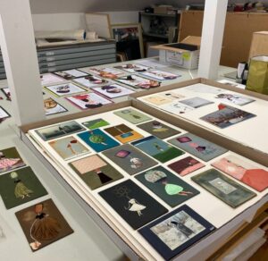 collages on book covers